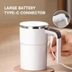 Кухоль з автоперемішуванням, автоматична магнітна, self stirring mug USB, для кави та напоїв 380 мл - зображення 6