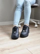 Кроссовки женские и мужские Ni Air Force 1 black / кеды Най аир Форс 1 черные 43 - изображение 5