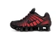Кросівки жіночі та чоловічі Ni Shox TL Black Red / Най Шокс чорні з червоним 45 - зображення 2