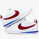 Кроссовки женские и мужские Ni Cortez White Red Blue / Най Кортез белые 37 - изображение 1