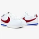 Кроссовки женские и мужские Ni Cortez White Red Blue / Най Кортез белые 37 - изображение 4