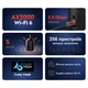 Маршрутизатор WiFi Mesh-система WiFi 6 2.5G Cudy M3000 Black (1-Pack) дводіапазонний AX3000 (73-00519) - зображення 6