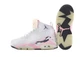 Кроссовки женские Ni Air Jord Jumpman MVP White Pink / кроссовки Най Джорд белые с розовым высокие 37 - изображение 4