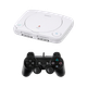 Набор Консоль Sony PlayStation 1 Slim Chip White Б/У + Геймпад Проводной RMC PlayStation 2 Black - изображение 1