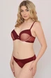 Комплект белья push-up и бразилианы 9373 Balaloum бордо 85B/XL - изображение 1