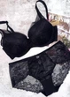 Комплект белья: бюстгальтер push-up и трусики 9480 Balaloum черный 85B/XL - изображение 2