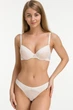Комплект белья push-up и бразилианы 9373 Balaloum молочный 90D/2XL - изображение 1