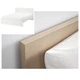 Каркас ліжка MALM IKEA 299.315.96 білий - зображення 2