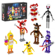 Дитячий конструктор FNAF Custom Аніматроніки 5 ночей із Фредді фігурки ігрові, five nights at freddy's 696 деталей, набір фігурок - изображение 2