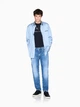 Футболка хлопковая длинная мужская Armani Exchange 488651077 2XL Синяя (1161567952) - изображение 3