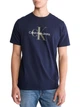 Футболка хлопковая длинная мужская Calvin Klein 180990011 XL Синяя (1161618926) - изображение 1