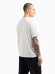 Футболка хлопковая длинная мужская Armani Exchange 904744743 XL Молочная (1161624681) - изображение 2