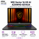 Ноутбук игровой 16" MSI Vector 16 HX AI A2XWHG-821XUA Intel Core Ultra 9 275HX 16GB 1TB SSD RTX 5070 Ti DOS Cosmos Gray (9S7-15M352-821) - изображение 1