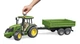 Іграшка трактор Bruder John Deere 5115 M з причепом (02108) - зображення 1