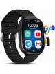 Android Смарт Часы Телефон 4G 5G LTE WIFI SIM-карта 6/64GB GPS Wi-Fi Смартфон на запястье SmartBarry C99 Plus AMOLED экран Видеозвонки Мессенджеры Google Play Market Камера для фото видео звонков Chrome YouTube Viber TikTok Instagram ChatGpt Black - изображение 1