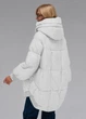 Жіночий пуховик куртка пальто з капюшоном зимовий Viva-Wear 662 XS-S світло-сірий 662-1 - изображение 2