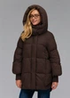 Жіночий пуховик куртка з капюшоном зимовий Viva-Wear 3575 M шоколадний 3575-3 - изображение 4