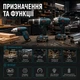 Набор аккумуляторных инструментов Boxer SR-033 3 в 1 дрель шуруповерт 24 В ударный гайковерт 250 Нм бесщеточный аккумуляторная отвертка 3,6 В комплект электроинструмента с двумя Li-Ion батареями 3 А·ч патроном 10 мм квадратом 1/2 LED подсветкой сверлами - изображение 2