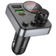 Автомобільний FM-трансмітер Hoco E86 Alegria PD30W + QC3.0 Bluetooth 5.4 (), чорний - зображення 1