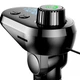 Трансмиттер FM модулятор CAR BT, с проводами: Type-C, MicroUSB, Lightning, черный - изображение 4