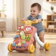 Ходунки детские Sobebear YL 622/02 телефон, звук, музыка, звуки животных, шестерни, пальчиковые игры, сортер, регулировка высоты Коралловый - изображение 10
