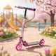 Самокат Skyper Pegas двухколесный колеса PU 145 мм, стальная рама, ручной тормоз Pink 5-12 лет (PS-71643) - изображение 8