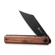 Ніж складаний SENCUT Bronte, замок Linerlock, лезо Plain Black Stonewashed 9Cr18MoV, руківя Cuibourtia Wood, Китай, SA08E - зображення 4