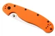 Ніж складаний Ontario Knife RAT I Linerlock, лезо Plain Satin AUS-8, руківя Orange GFN, Тайвань, ON8848OR - изображение 7