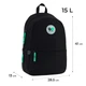 Рюкзак городской GoPack GO26-188M-4 Education Teens черный 13л - изображение 2