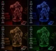 Светильник ночник «Персонаж Dota 2 Дота 2 Juggernaut Юрнеро» на подарок дотеру геймеру фанату Dota. 3D лампа с Led-подсветкой и пультом (7 цветов 4 режима) (3DP092) - изображение 2
