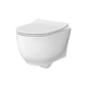 Унитаз подвесной Cersanit Luna Clean On S701-871 дюропластовым сиденьем Lift - изображение 1