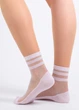 Шкарпетки жіночі прозорі зі смужками Giulia WS2 CRISTAL 073 39/40 Pink-blushing bride - изображение 5