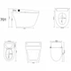 Напольный унитаз-биде Grace Smart Toilet H701CS - изображение 4