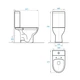 Унитаз-компакт Koller Pool Edge New с сиденьем SC EDPR-0615-RW и гофрой - изображение 4
