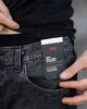 Джинсы мужские Levi's 555 Relaxed Straight Linen+ Denim Jeans 000LO-0010 W34 L34 черные (13130026) - изображение 6