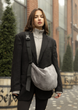 Жіноча сумка Sambag HOBO Bag-glove з внутрішніми кишенями та утепленими боковими кишенями з тканини Графітова - зображення 5