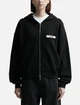 Женская кофта с вышивкой Jacquemus LE HOODIE ZIP GROS GRAIN Размер M Черный - изображение 1