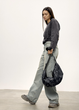 Жіноча сумка Sambag HOBO Bag-glove з внутрішніми кишенями та утепленими боковими кишенями з тканини з принтом "Blossom" - зображення 2