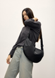 Жіноча сумка Sambag HOBO Bag-glove з внутрішніми кишенями та утепленими боковими кишенями з тканини Чорна - зображення 8