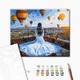 Премиум картина по номерам Brushme Мечтательница в Каппадокии 40x50 BS37984 - зображення 2