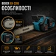 Аккумуляторная цепная пила BOXER BX-3316 электропила бесщеточная беспроводная садовая для распиливания древесины бревен заготовки дров обрезки деревьев веток строительных хозяйственных работ 48 В 5 А·ч шина 40 см скорость 15 м с автосмазка автонатяжение 2 - изображение 3
