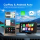 Автомобільний 4,7-дюймовий сенсорний екран BT Wireless Android Auto Apple Carplay - зображення 5