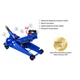 Домкрат Vitol DP-300028, подкатный, гидравлический, 3т, min 140мм, max 465мм (DP-300028) VITOL DP-300028 1071732 - изображение 5