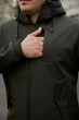 Куртка мужская SoftShell, цвета хаки, водонепроницаемая куртка из материала софтшелл для осени S - изображение 6