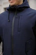 Куртка мужская SoftShell, синего цвета, водонепроницаемая куртка из материала софтшелл для осени S - изображение 7