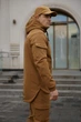 Куртка мужская SoftShell, в цвете койот, водонепроницаемая куртка из материала софтшелл для осени L - изображение 5