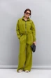 Женский спортивный костюм из теплого трикотажа оливковый Arjen 22285, размер L/XL - изображение 4
