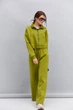 Женский спортивный костюм из теплого трикотажа оливковый Arjen 22285, размер L/XL - изображение 8