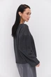 Жіночий в'язаний джемпер oversize графітовий Arjen 102392, розмір L/XL - зображення 7