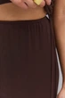 Женская длинная юбка из сетки шоколадная Arjen 35553, размер L/XL - изображение 4